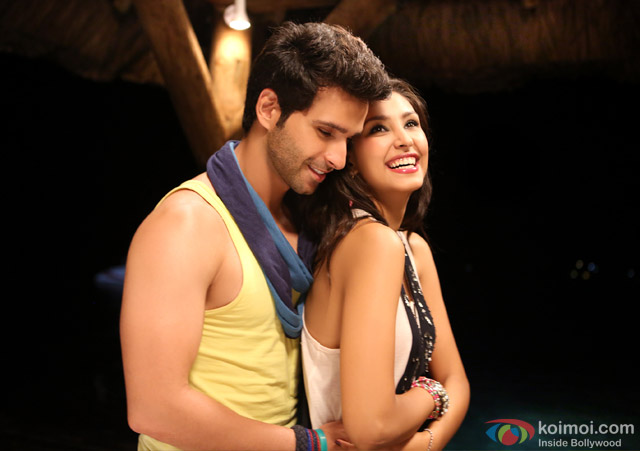 Girish Kumar and Navneet Kaur Dhillon in a still from movie 'LoveShhuda'
