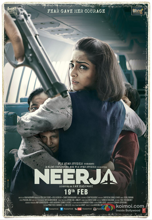 Sonam Kapoor starrer 'Neerja' Movie Poster 2