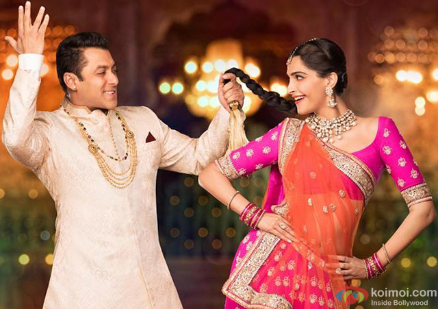 Salman Khan and Sonam Kapoor in a still from movie 'Prem Ratan Dhan Payo'