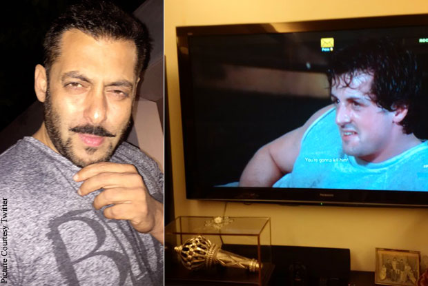 Salman Khan In Awe Of Rocky aka Sylvester Stallone