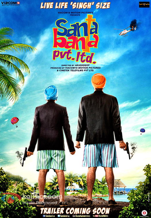 Boman Irani & Vir Das Starrer Santa Banta Pvt. Ltd. Poster Out!