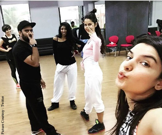 Snapped : Katrina Kaif Rehearsing For Baar Baar Dekho's Song