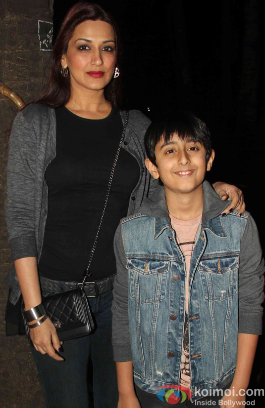 Sonali Bendre With Her Son Ranveer