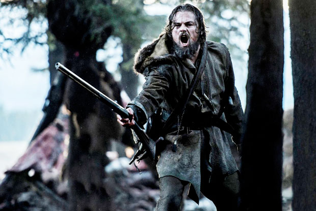Leonardo DiCaprio in a still from The Revenant