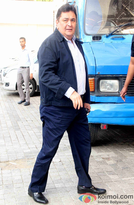 Rishi kapoor during the trailer launch of film Kapoor and Sons
