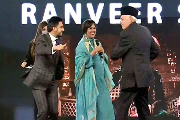 Farooq Abdullah shook a leg with Ranveer Singh