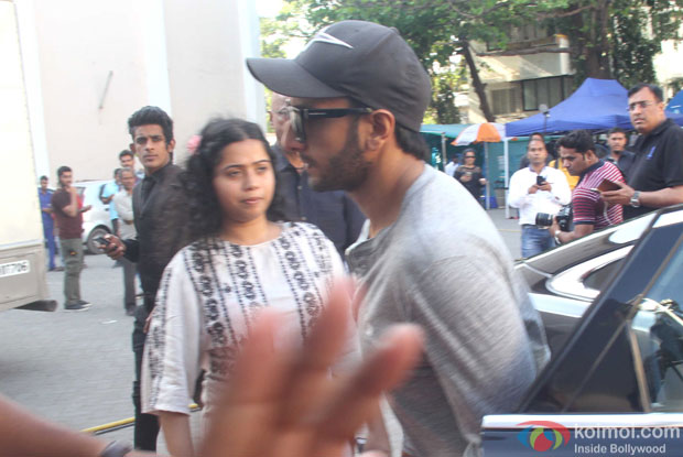 Ranveer Singh Spotted At Mehboob Studio