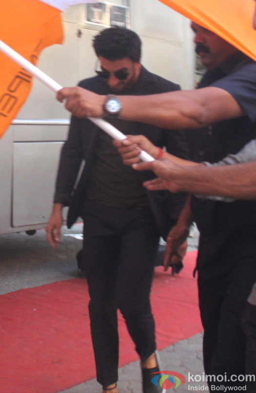 Ranveer Singh Spotted At Mehboob Studio