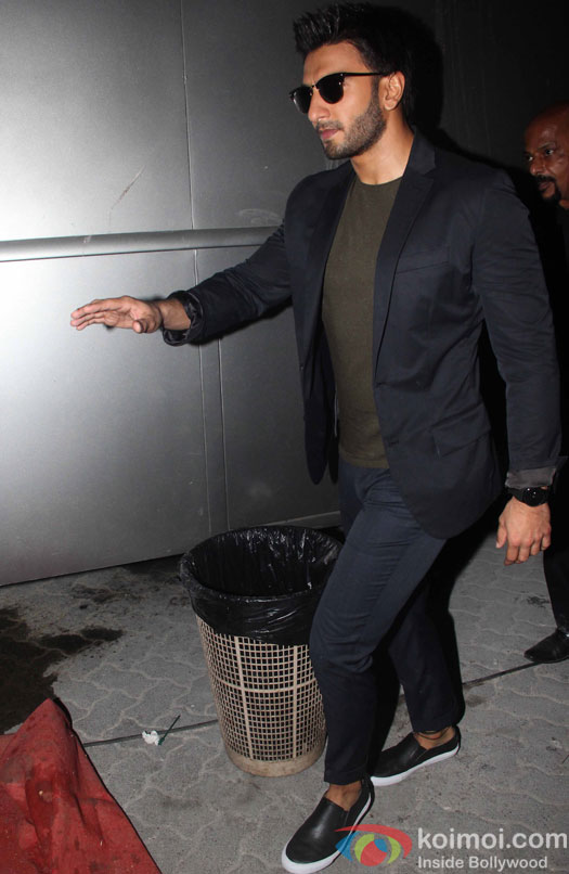 Ranveer Singh Spotted At Mehboob Studio