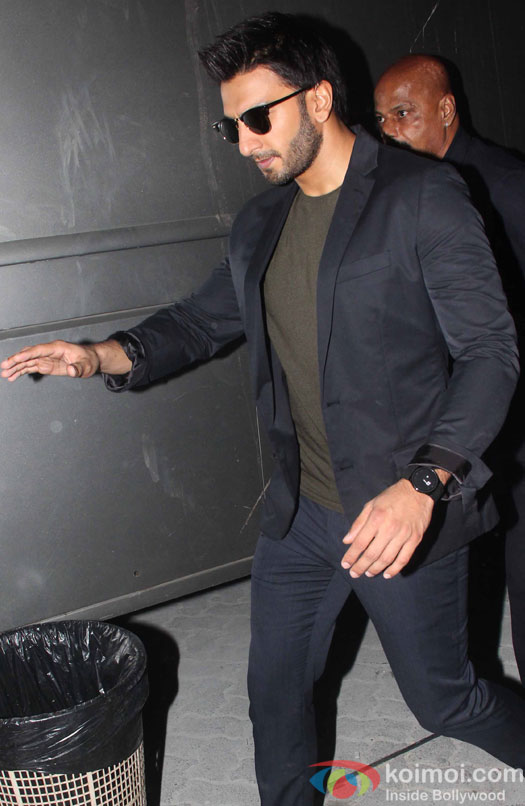 Ranveer Singh Spotted At Mehboob Studio