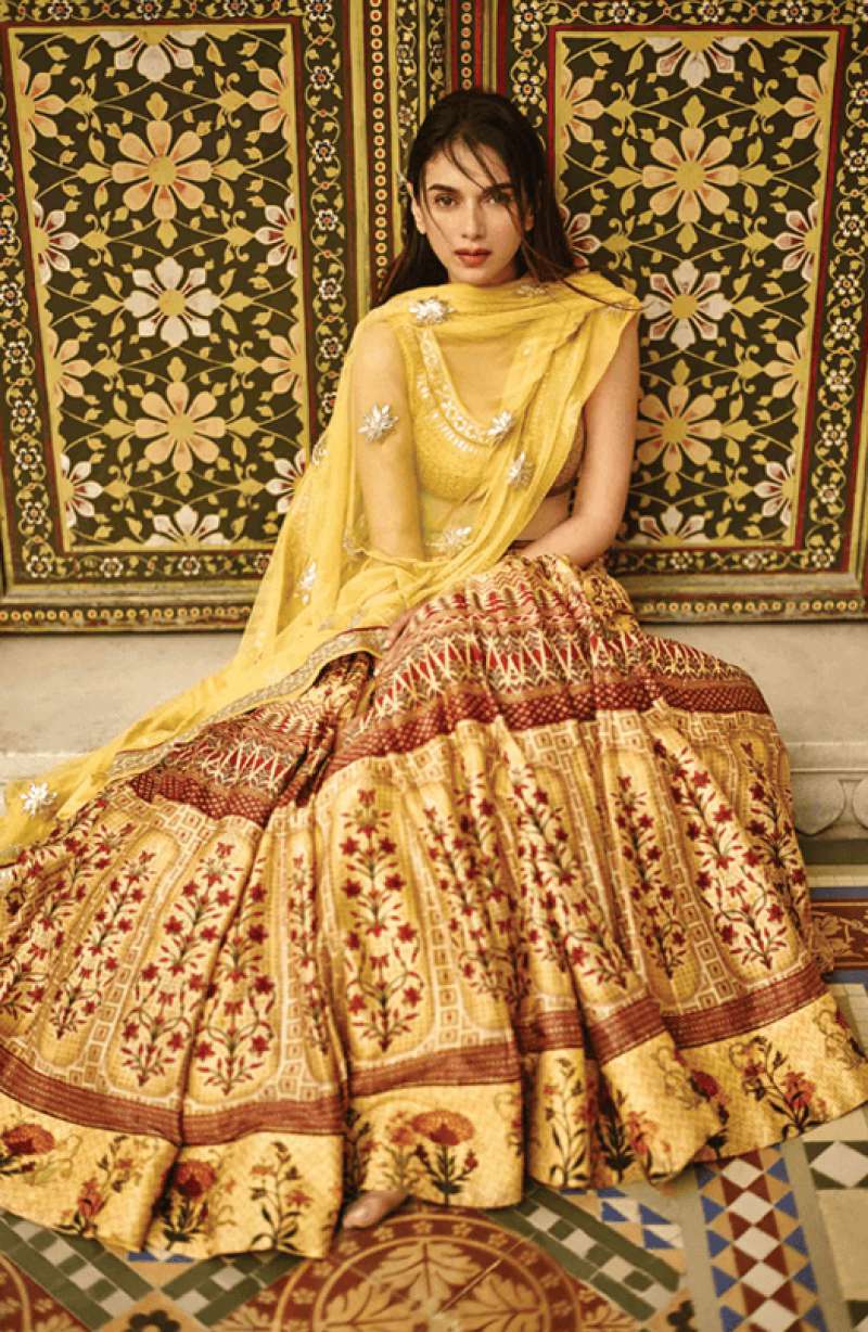 Aditi Rao Hydari During Launch Of Fashion Designer Anita Dongre's Latest Campaign