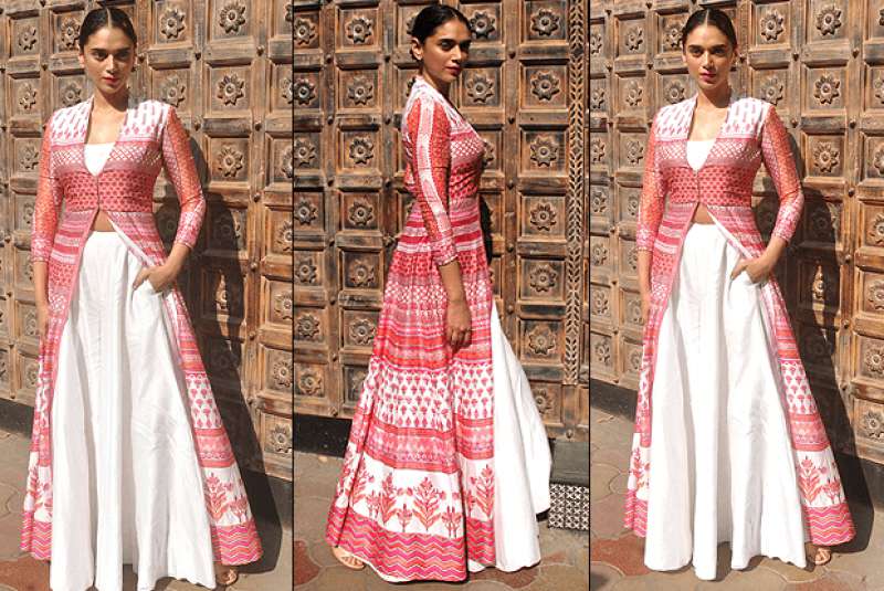 Aditi Rao Hydari During Launch Of Fashion Designer Anita Dongre's Latest Campaign