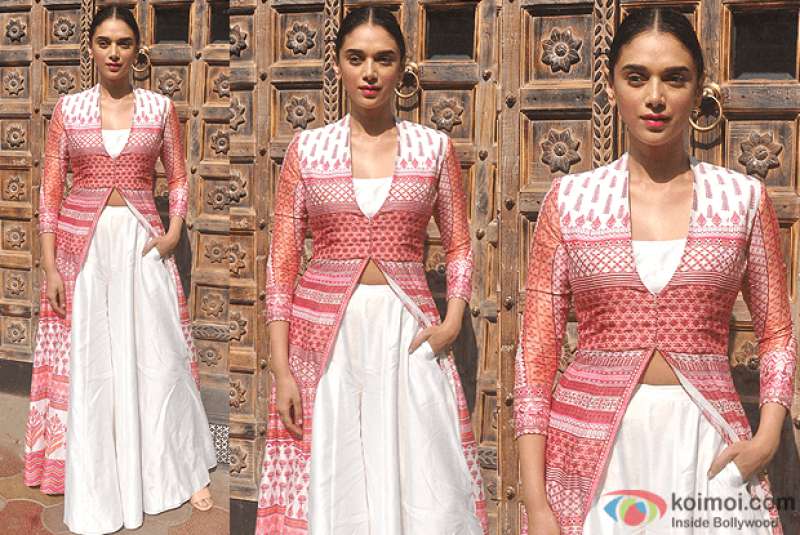 Aditi Rao Hydari During Launch Of Fashion Designer Anita Dongre's Latest Campaign