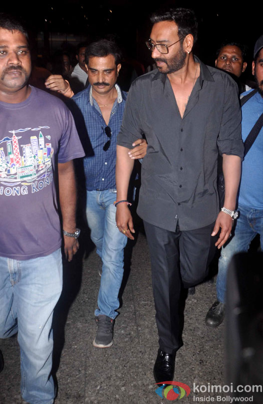 Ajay Devgn back from Delhi after receiving Padma Shri
