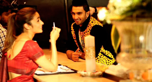Alia Bhatt and Ranveer Singh Shooting For An Ad