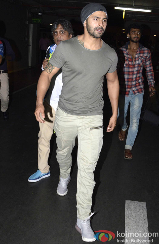 Varun Dhawan Spotted At Airport