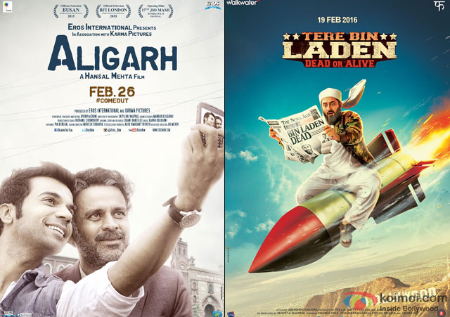 Aligarh and Tere Bin Laden Dead Or Alive Movie Poster