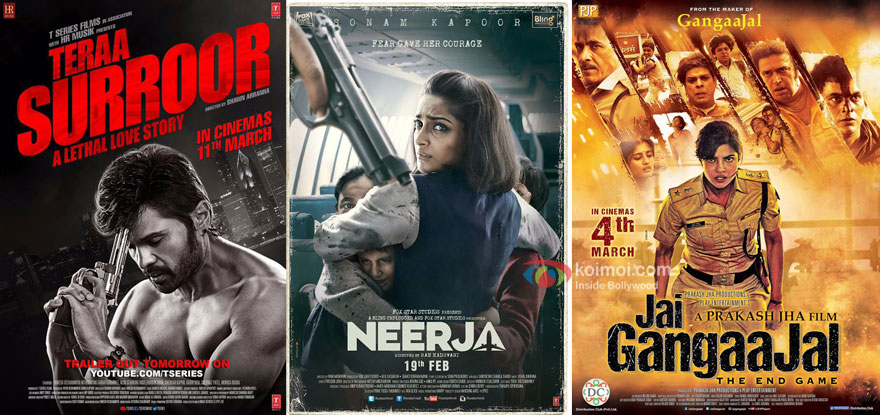Box Office - Teraa Surroor sails through, Jai Gangaajal and Neerja updates