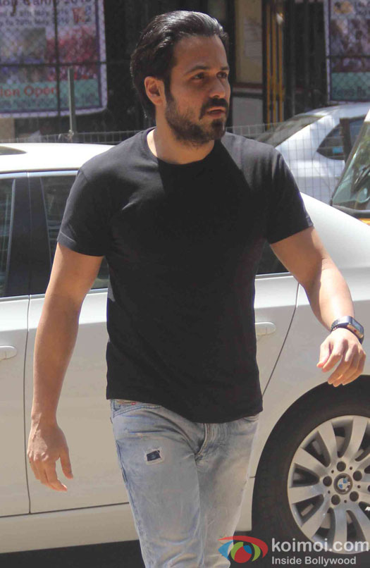 Emraan Hashmi during the funeral of his mother Maherahh Hashmi
