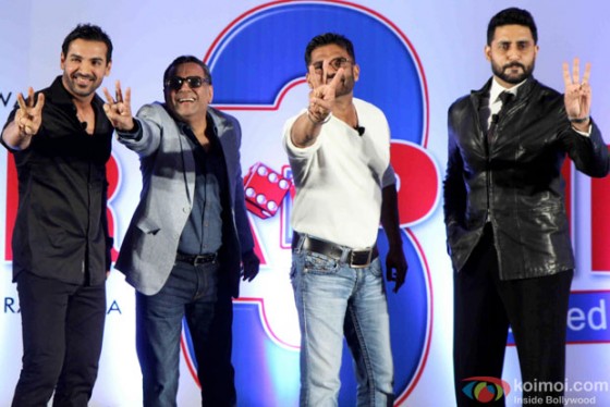 John Abraham, Paresh Rawal, Sunil Shetty and Abhishek Bachchan