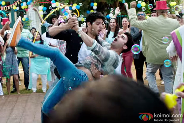 Sidharth Malhotra and Fawd Khan in a still from Kapoor And Sons