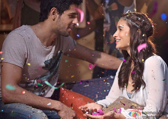 Sidharth Malhotra and Alia Bhatt in a still from movie 'Kapoor And Sons'