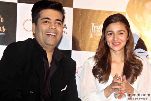 Karan Johar happy over Alia Bhatt's journey as actor