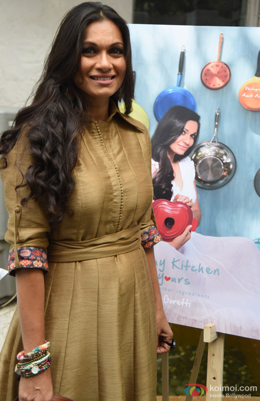 Maria Goretti during the launch of her debut book 'From My Kitchen To Yours'