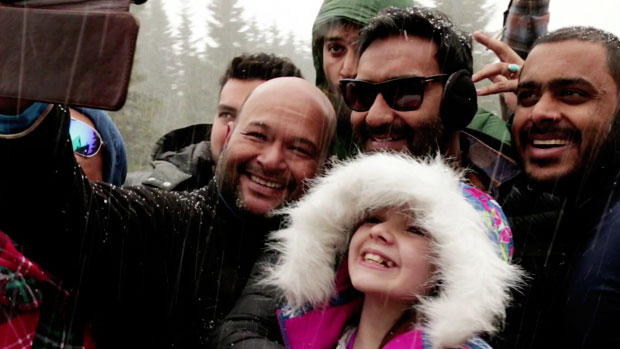 Ajay Devgn On The Sets Of Shivaay