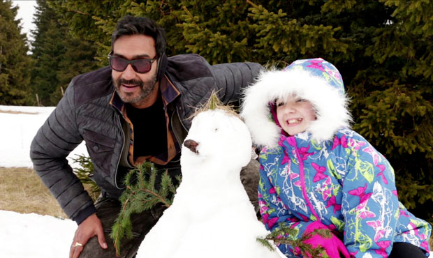 Ajay Devgn On The Sets Of Shivaay