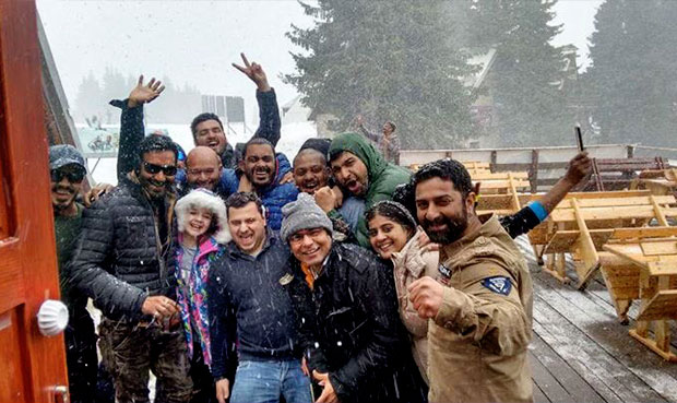 Ajay Devgn On The Sets Of Shivaay