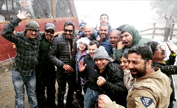 Ajay Devgn On The Sets Of Shivaay