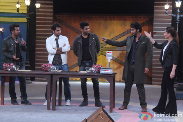 Arjun Kapoor and kareena Kapoor During the Promotion of Movie Ki & Ka