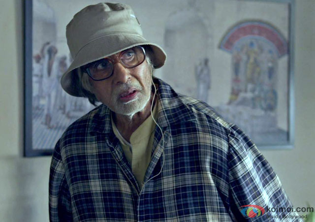 Amitabh Bachchan in a still from movie 'Piku'