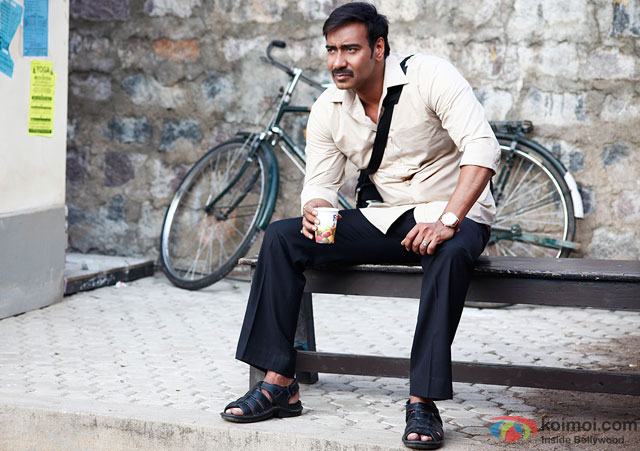 Ajay Devgn in a still from movie 'Drishyam'