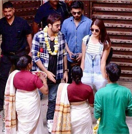Ranbir Kapoor, Fawad Khan and Anushka Sharma on the sets of Ae Dil Hai Mushkil