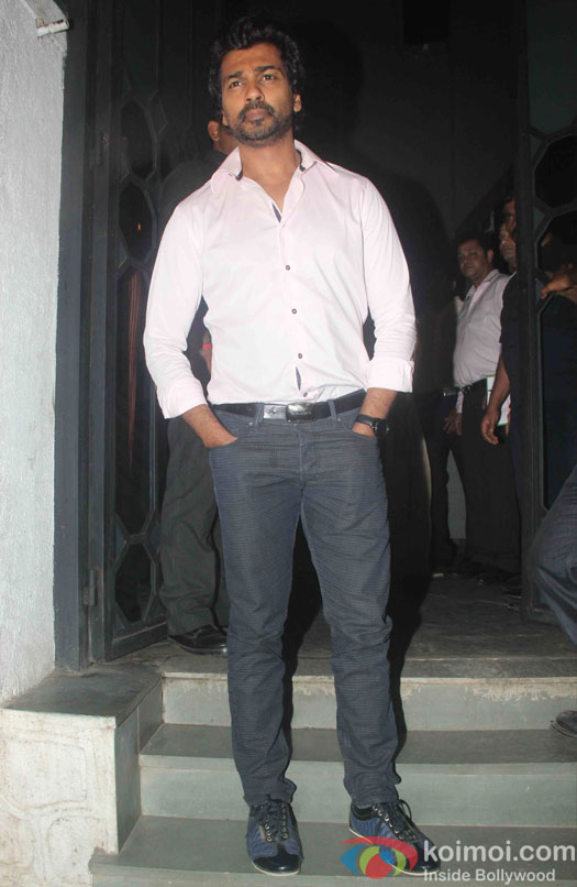 Nikhil Dwivedi during a party hosted by Sanjay Leela Bhansali