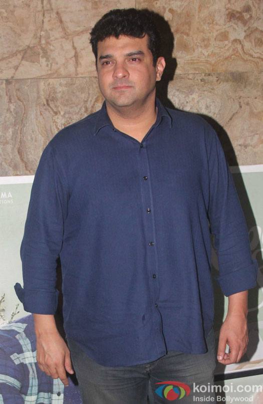Siddharth Roy Kapur during the screening of film Kapoor and Sons