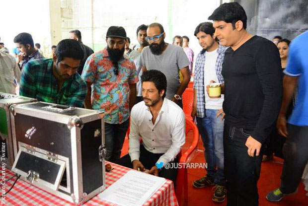 Shah Rukh Khan Shoots For The Kapil Sharma Show's Promo