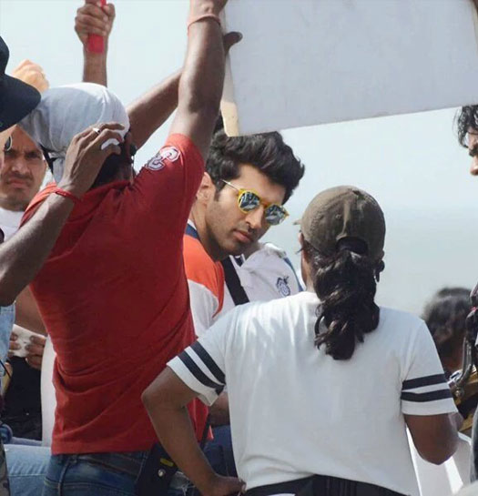 Aditya Roy Kapur On The Sets Of OK Jaanu
