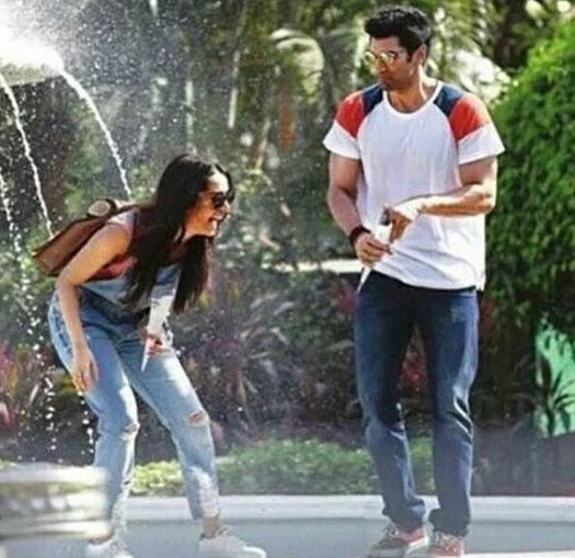 Shraddha Kapoor & Aditya Roy Kapur On The Sets Of OK Jaanu