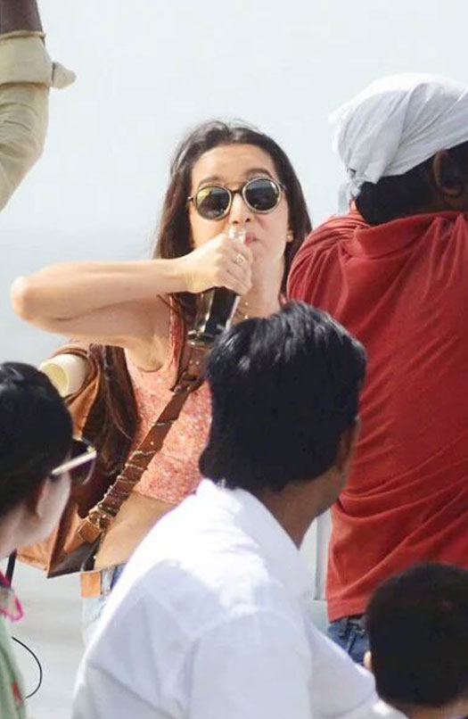 Shraddha Kapoor On The Sets Of OK Jaanu