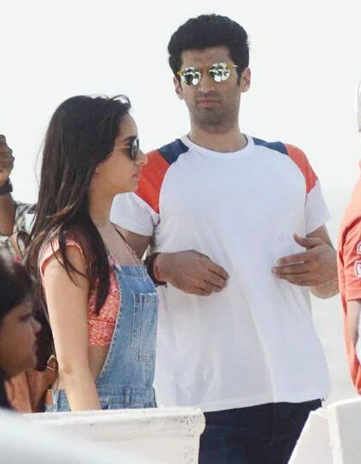 Shraddha Kapoor & Aditya Roy Kapur On The Sets Of OK Jaanu