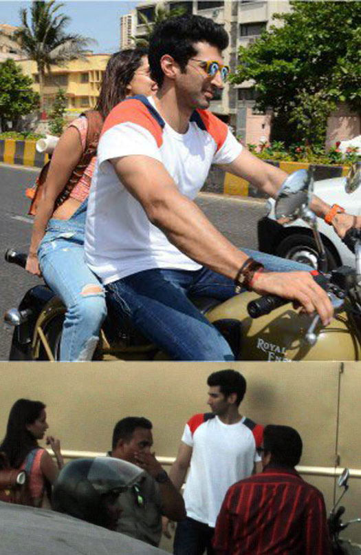 Shraddha Kapoor & Aditya Roy Kapur On The Sets Of OK Jaanu