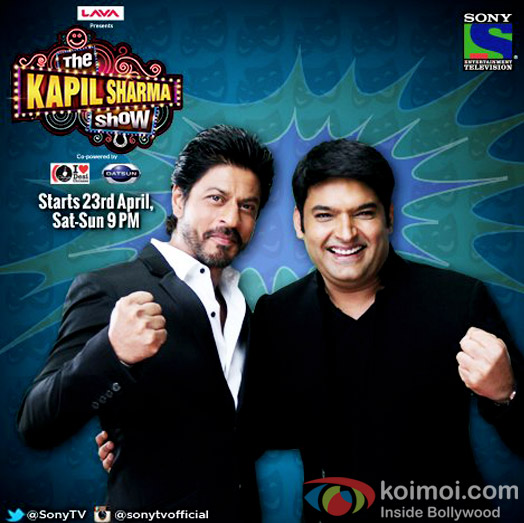 Shah Rukh Khan - Kapil Sharma Promotional Poster for The Kapil Sharma Show