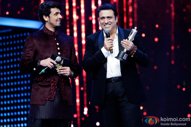 Sonu Nigam and Govinda at 8th Mirchi Music Awards
