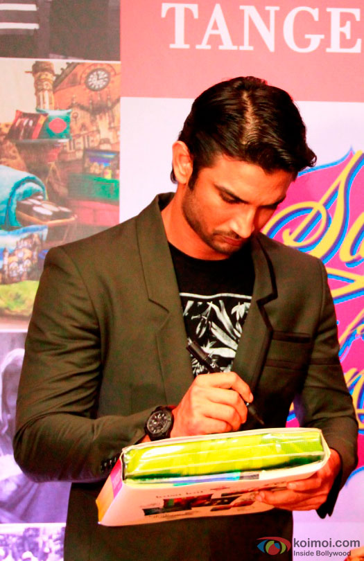 Sushant Singh Rajput during the event to help India’s old folks by Tangerine