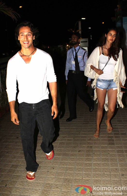 Tiger Shroff spotted with Disha Patani at PVR