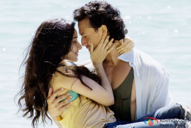Shraddha Kapoor and Tiger Shroff in a Sab Tera song still from Baaghi