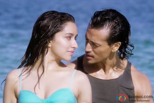 Shraddha Kapoor and Tiger Shroff in a Sab Tera song still from Baaghi